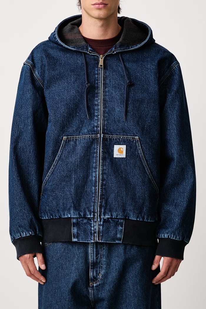 OG Active Jacket kurtka przejściowa jeansowa męska Carhartt WIP niebieski I037581