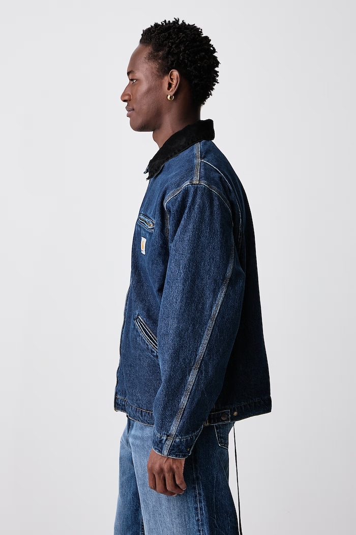 OG Detroit Jacket giacca corta in jeans da uomo Carhartt WIP I037535 blu