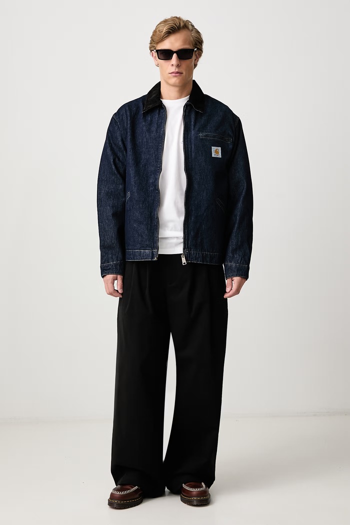 Carhartt WIP OG Detroit Jacket krótka kurtka jeansowa męska I037535 niebieski AW26