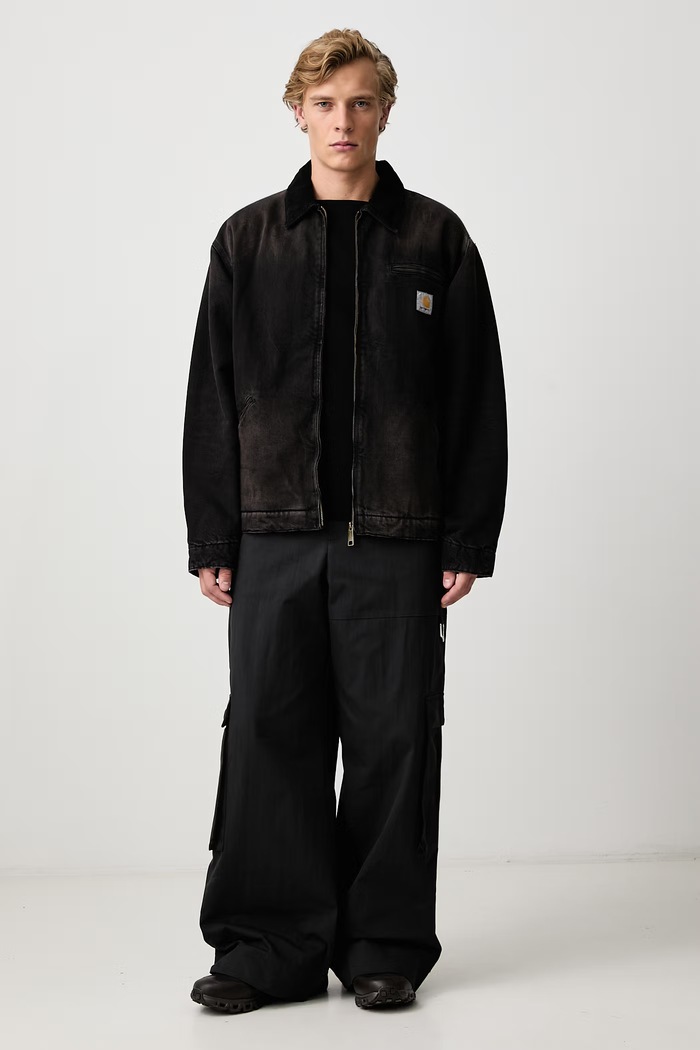 Carhartt WIP OG Detroit Jacket krótka kurtka jeansowa męska I037535 czarny AW26