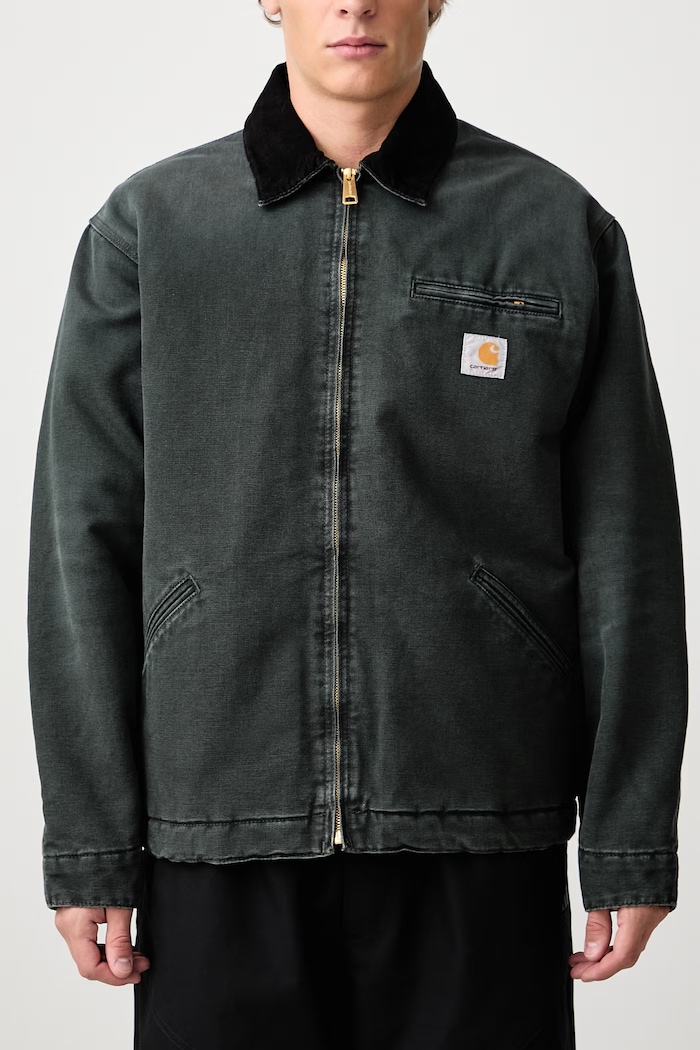 OG Detroit Jacket krótka kurtka bawełniana męska Carhartt WIP zielony I035614