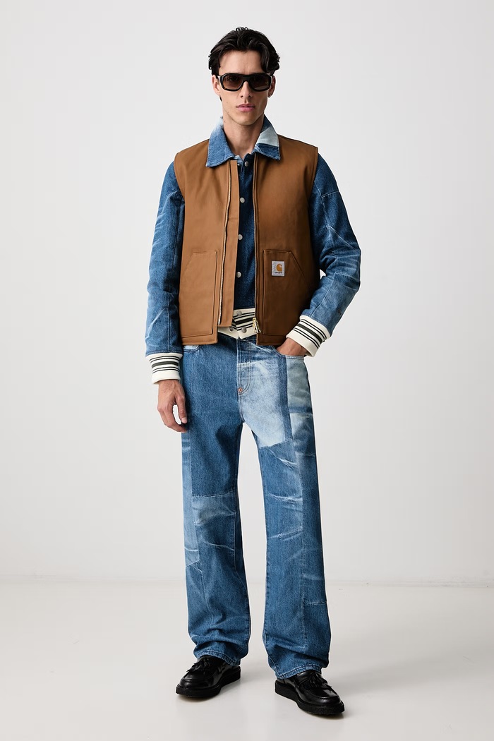 Carhartt WIP Classic Vest bezrękawnik bawełniany męski I035695 brązowy AW26