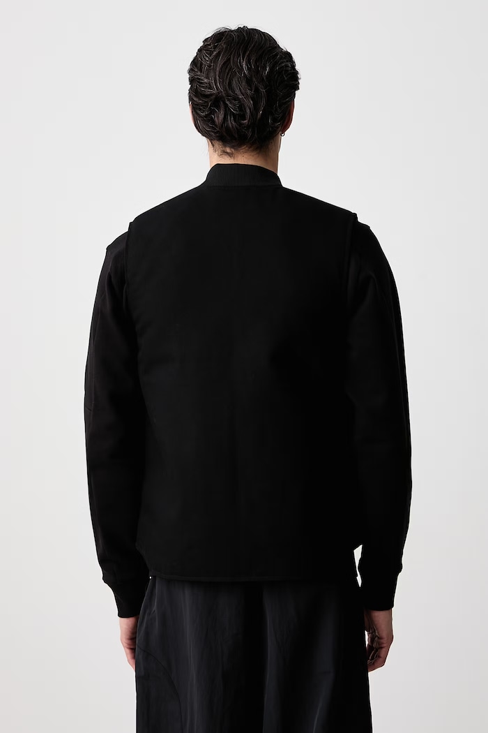 Odzież Carhartt WIP Classic Vest bezrękawnik bawełniany męski I035695 czarny