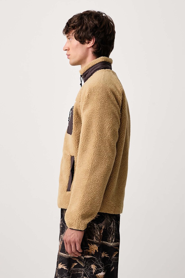Prentis Liner rozepínací mikina pánská Carhartt WIP I035696 béžová