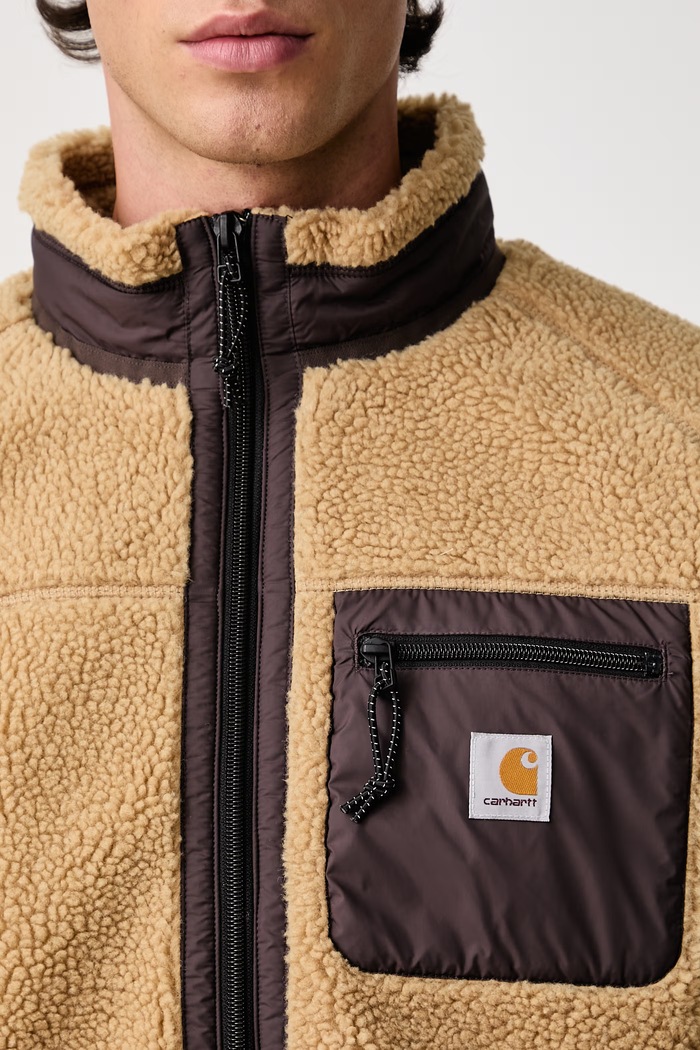 Prentis Liner rozepínací mikina pánská Carhartt WIP béžová I035696