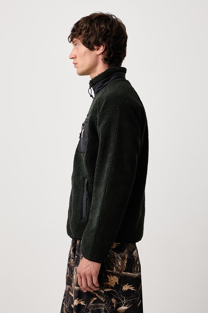 Prentis Liner кофта на застібці чоловіча Carhartt WIP I035696 зелений