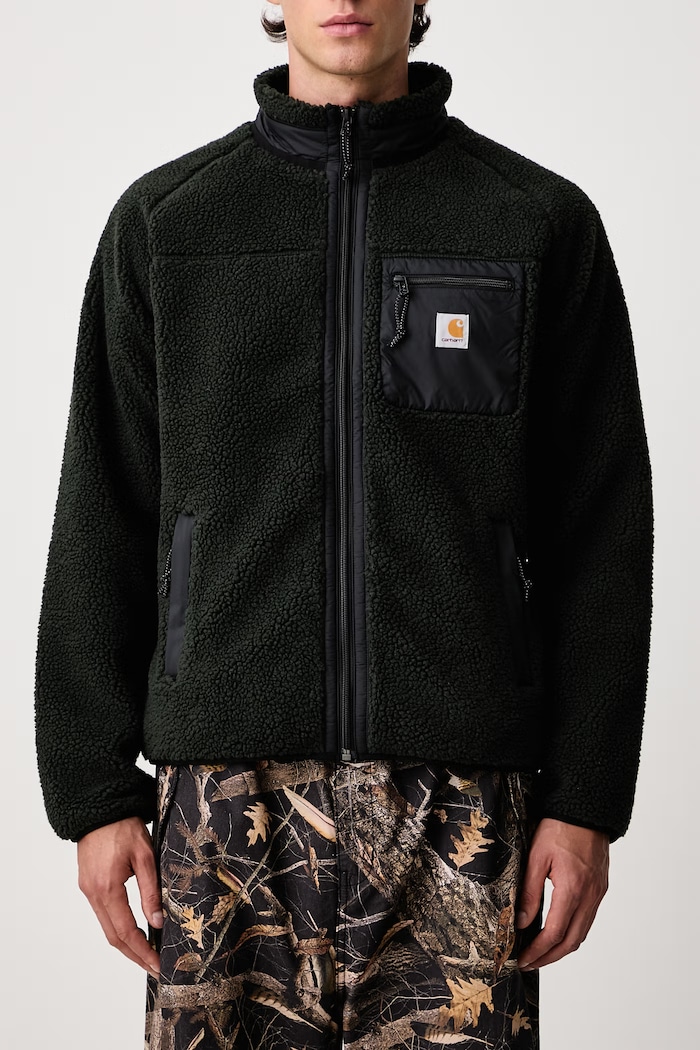 Prentis Liner кофта на застібці чоловіча Carhartt WIP зелений I035696