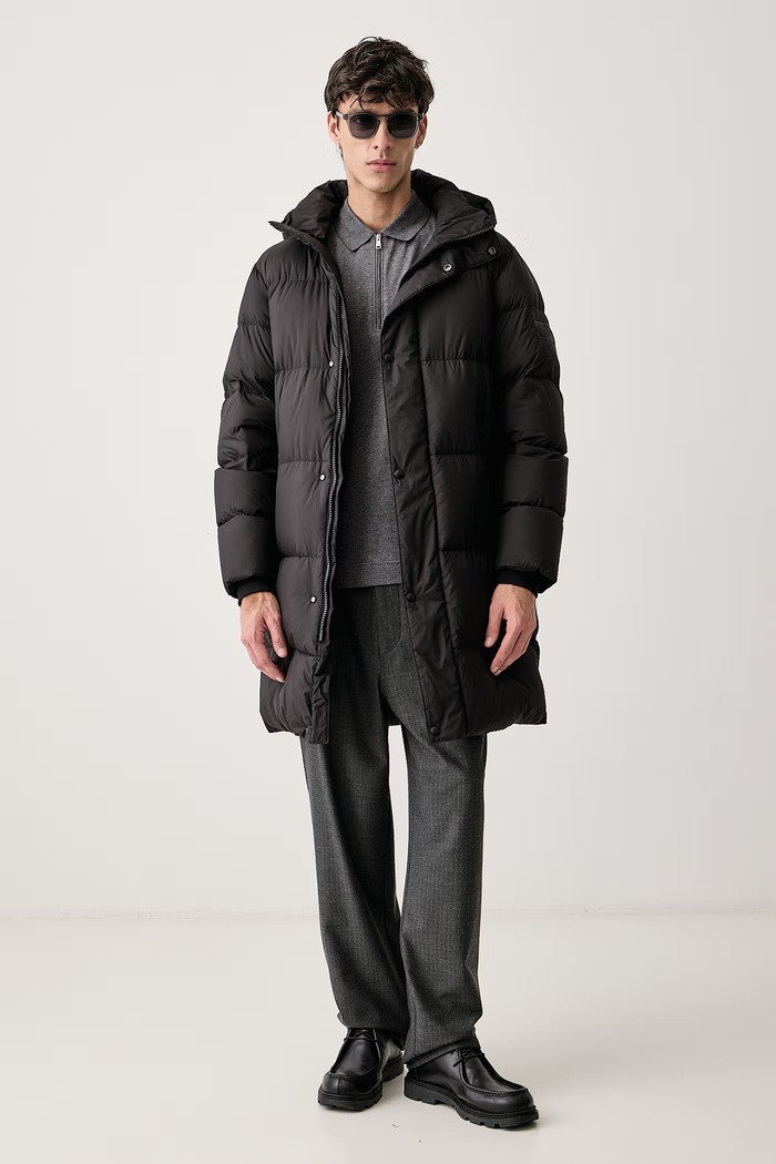 Marc O'Polo Kurtka puchowa męska 5000016128 czarny AW26