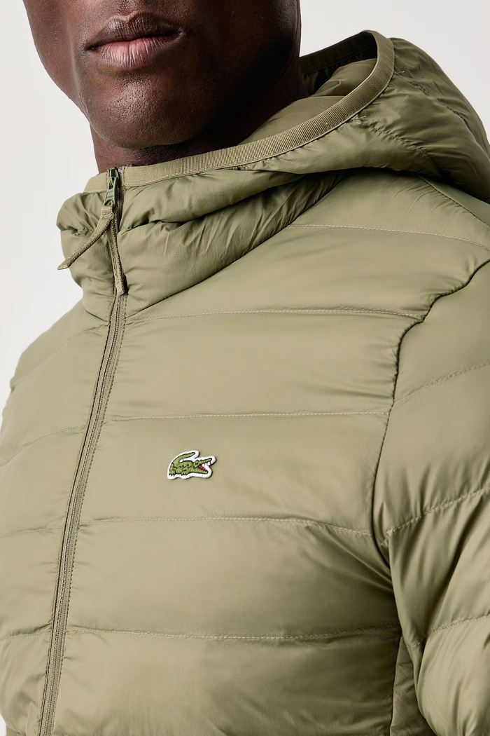 Kurtka pikowana męska Lacoste BH8714 zielony