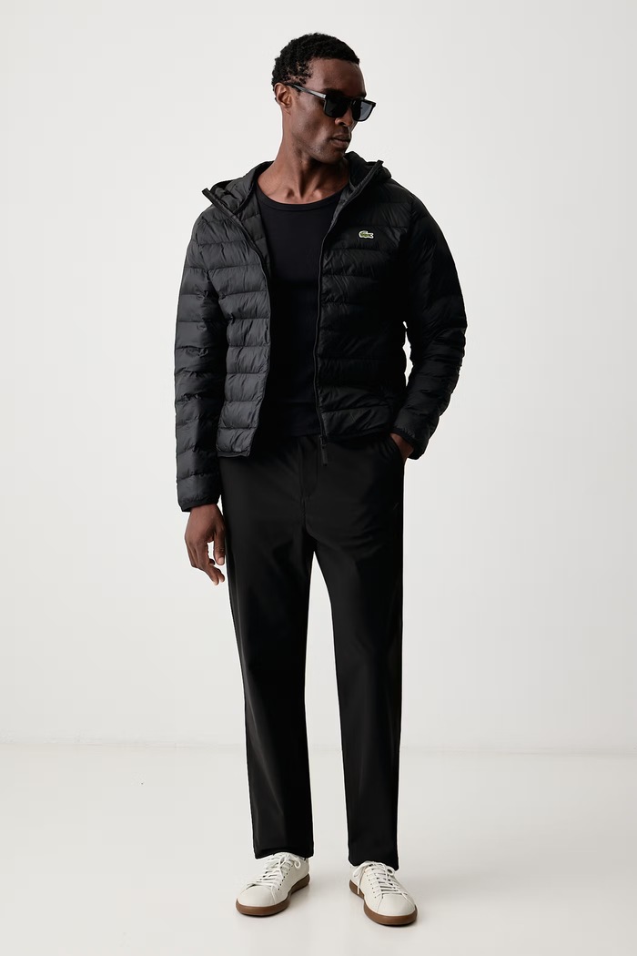 Lacoste Kurtka pikowana męska BH8714 czarny AW26