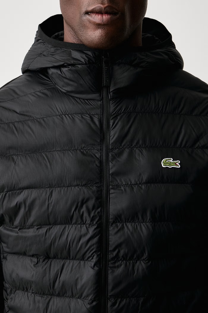 Kurtka pikowana męska Lacoste BH8714 czarny
