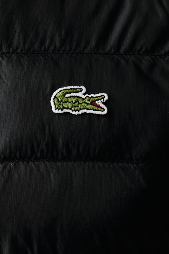 Kurtka pikowana męska Lacoste czarny BH8714