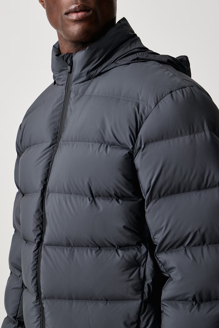 Kurtka puchowa męska Lacoste BH8691 szary