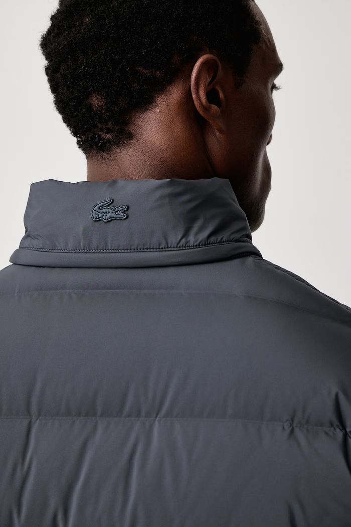 Kurtka puchowa męska Lacoste szary BH8691