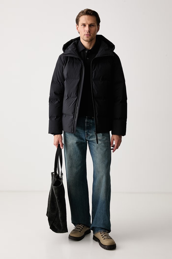 Marc O'Polo Kurtka puchowa męska 5000011685 czarny AW26