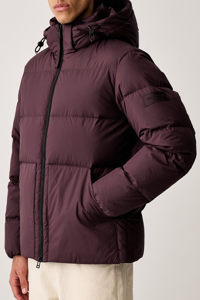 Marc O'Polo péřová bunda burgundské 5000011055