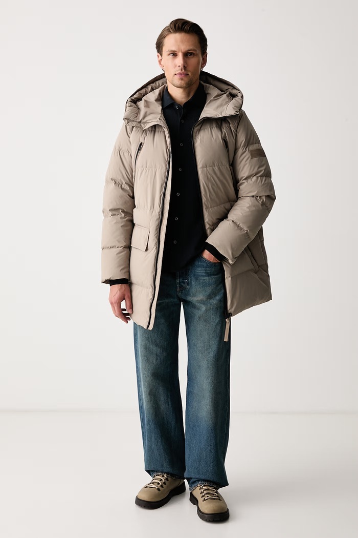 Marc O'Polo Пухова куртка чоловіча 5000011054 бежевий AW26