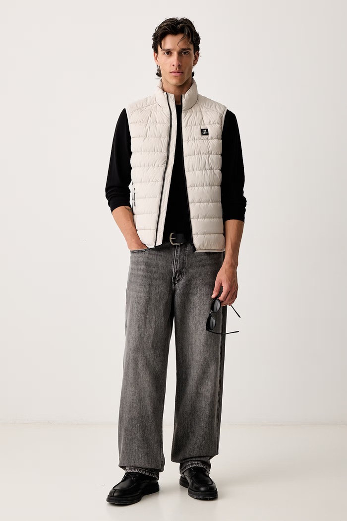 Marc O'Polo vesta pánská 5000011007 béžová AW26