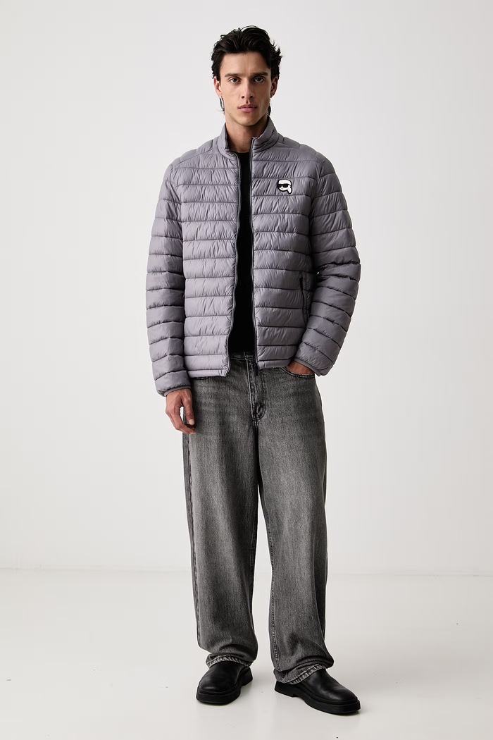 Karl Lagerfeld kurtka przejściowa męska 561590.505710 szary AW26