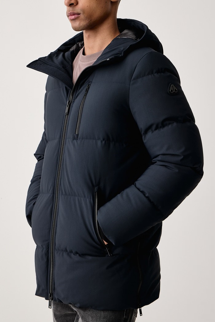 Kurtka puchowa męska MOOSE KNUCKLES M36MJ135 granatowy