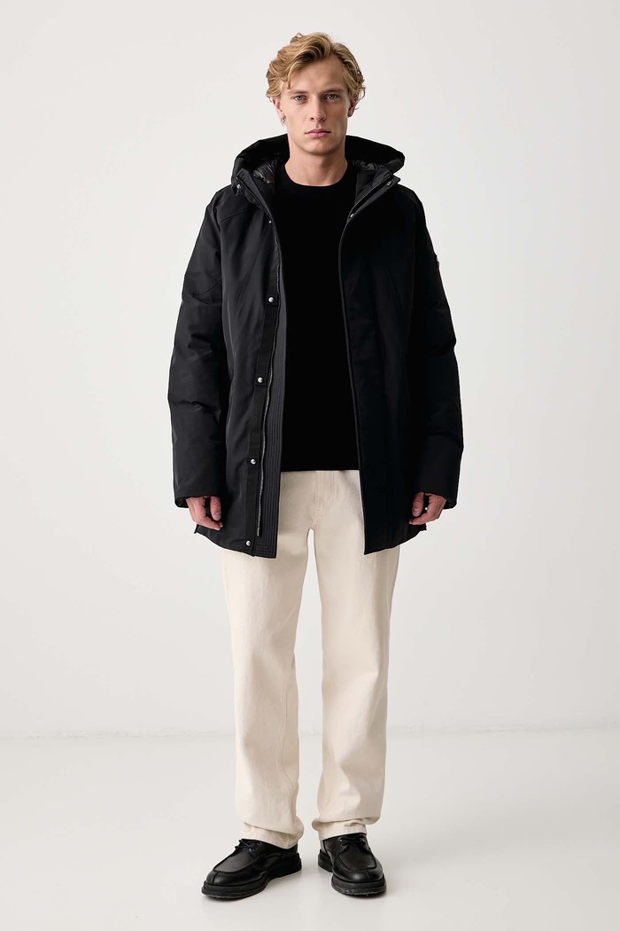 MOOSE KNUCKLES Kurtka puchowa męska M36MJ123 czarny AW26