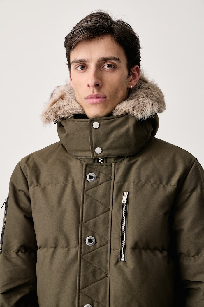 Kurtka puchowa męska MOOSE KNUCKLES zielony M35MJ128S