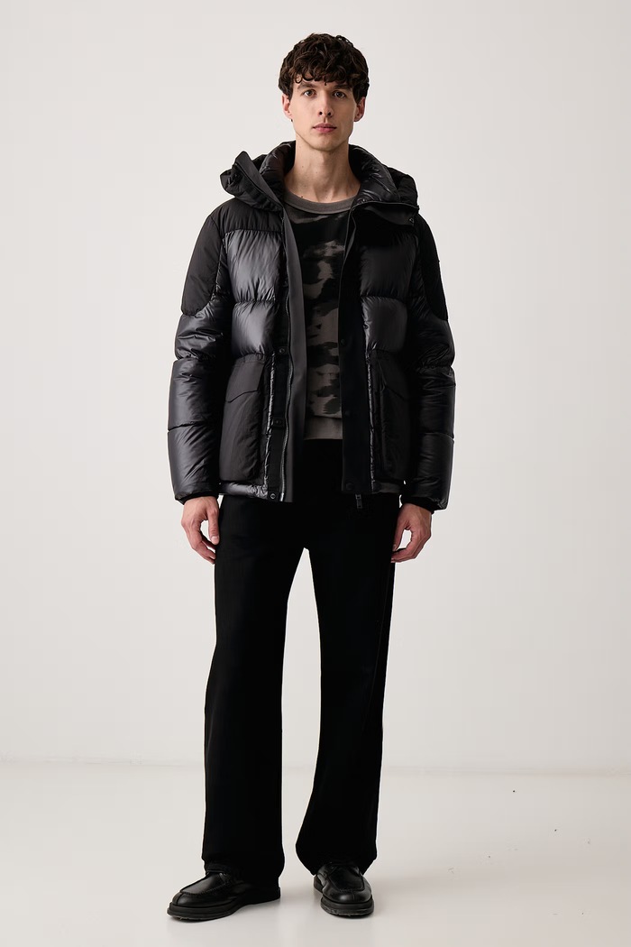 MOOSE KNUCKLES Kurtka puchowa męska M35MJ108 czarny AW26