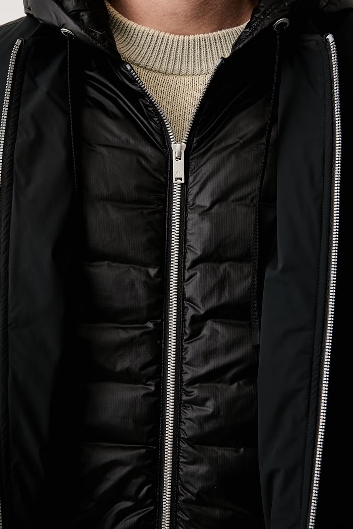 MOOSE KNUCKLES bezrękawnik puchowy męski M35MV481 czarny