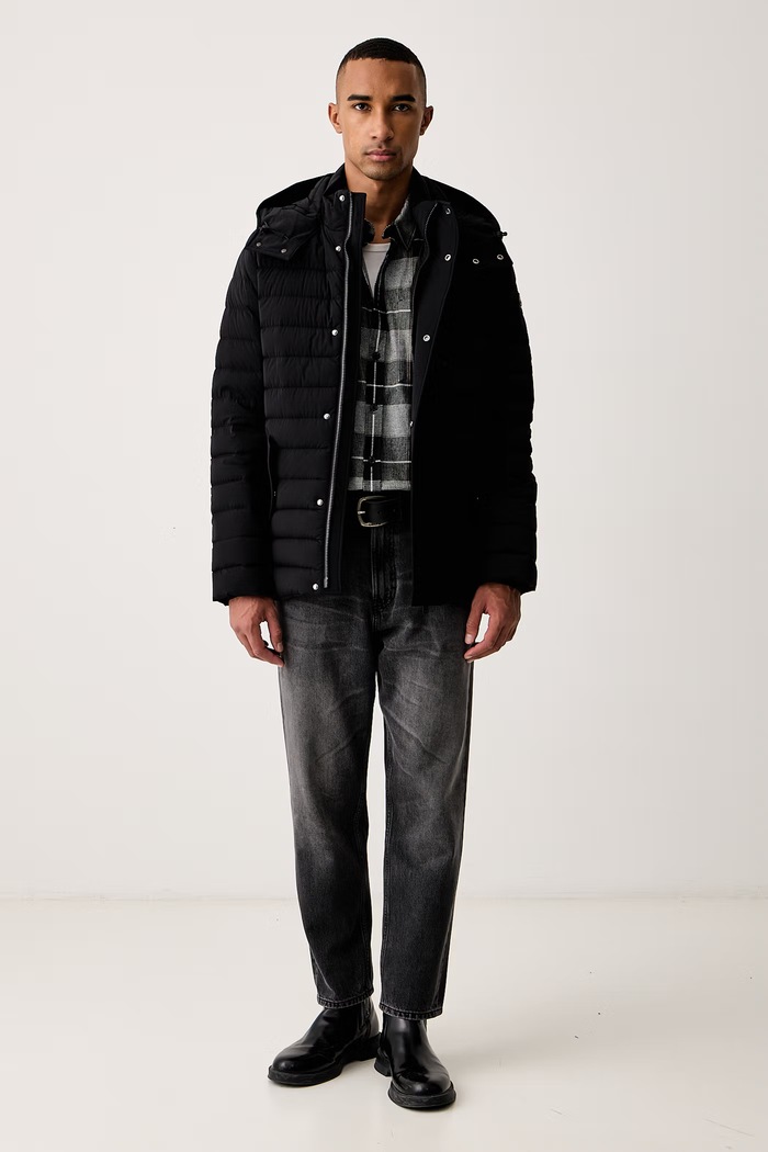 MOOSE KNUCKLES Kurtka puchowa męska M35MJ111 czarny AW26