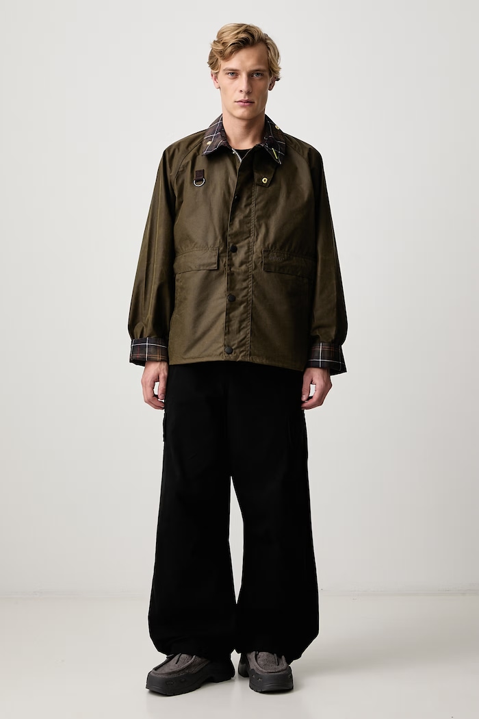 Barbour Kurtka przejściowa męska MWX2584 zielony AW26