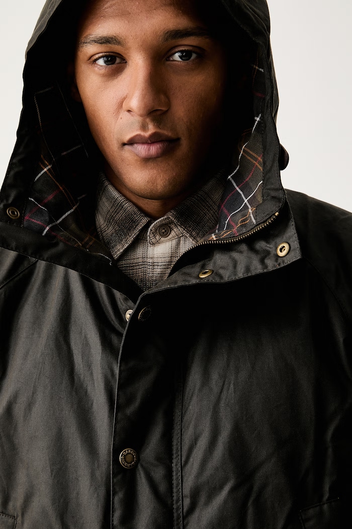 Barbour парка мъжка от восък Bedale зелен MWX2494