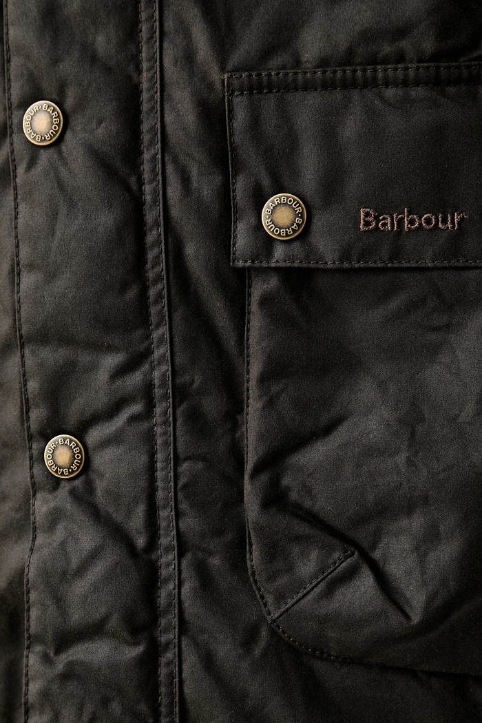 Barbour parka da uomo cerato Bedale MWX2494 verde