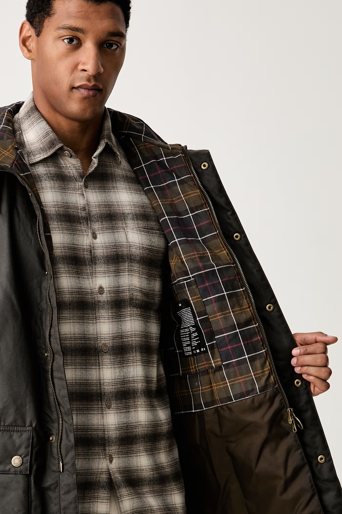 Barbour parka da uomo cerato Bedale MWX2494