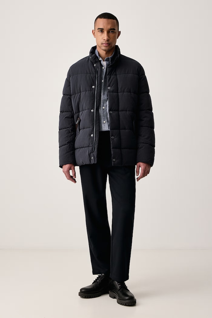 Barbour Kurtka pikowana męska Powell MQU1906 granatowy AW26