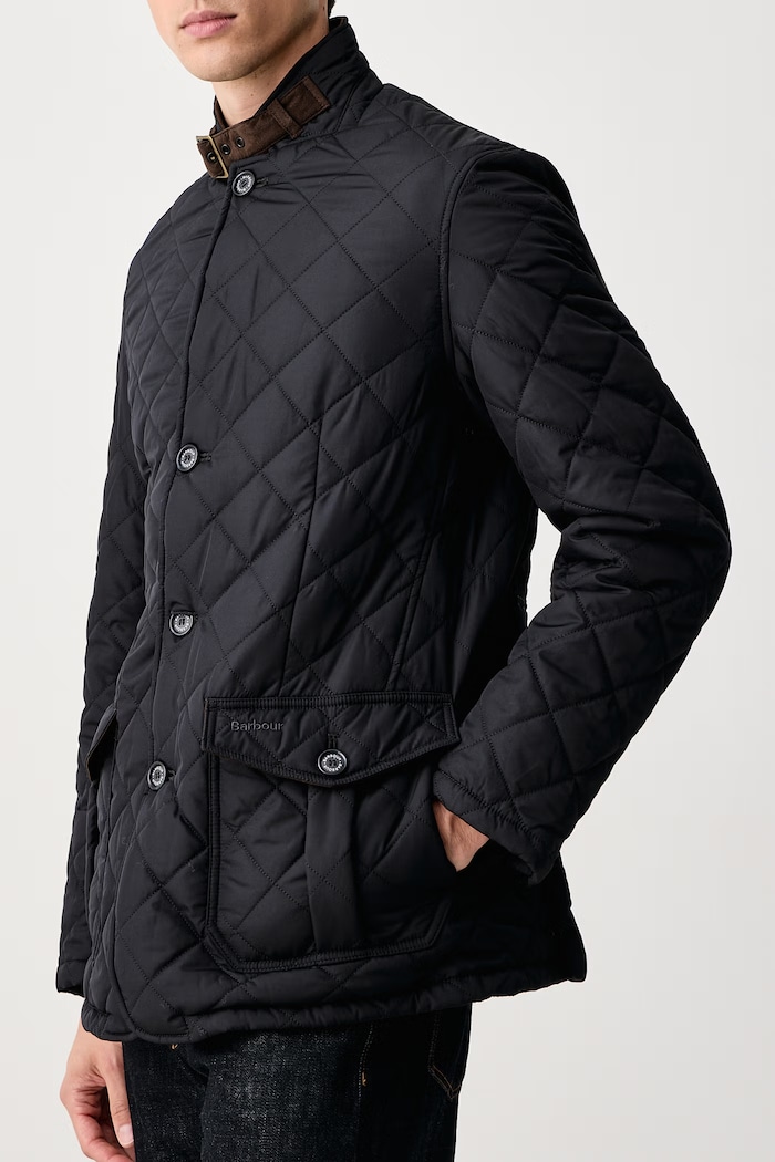 Krótka kurtka męska Barbour MQU0508 granatowy