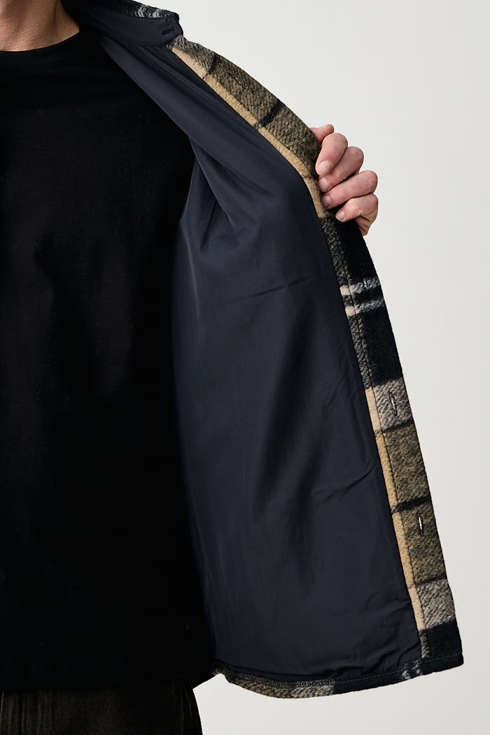 Barbour Kurtka męska z dodatkiem wełny Woodlane MOS0511