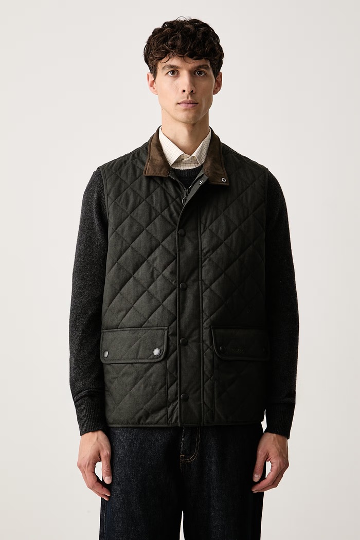 Barbour bezrękawnik męski Lux zielony MGI0339