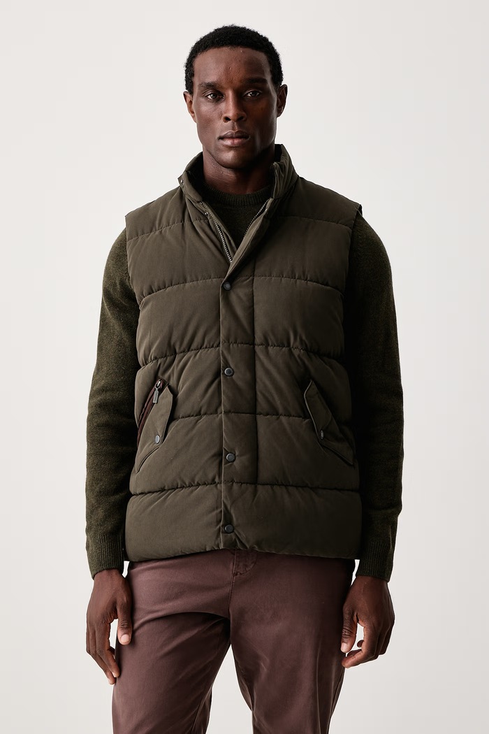 Barbour Bezrękawnik męski Powell zielony MGI0332