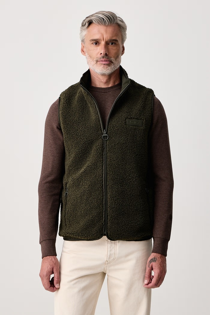 Barbour Bezrękawnik męski MFL0212 zielony AW26