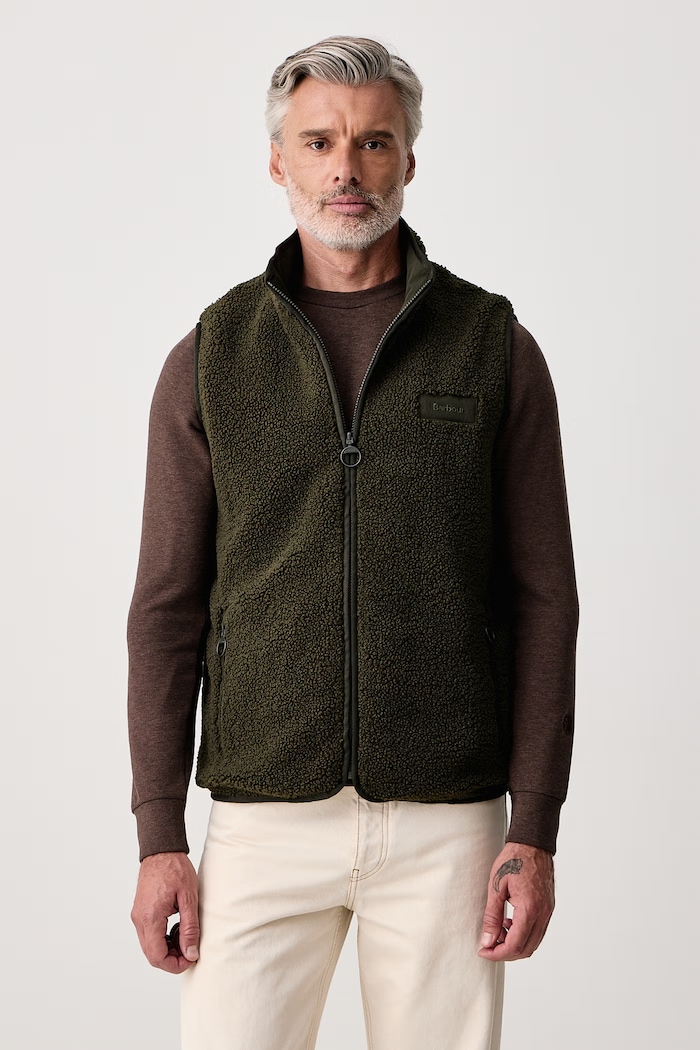 Barbour Bezrękawnik męski MFL0212 zielony AW26