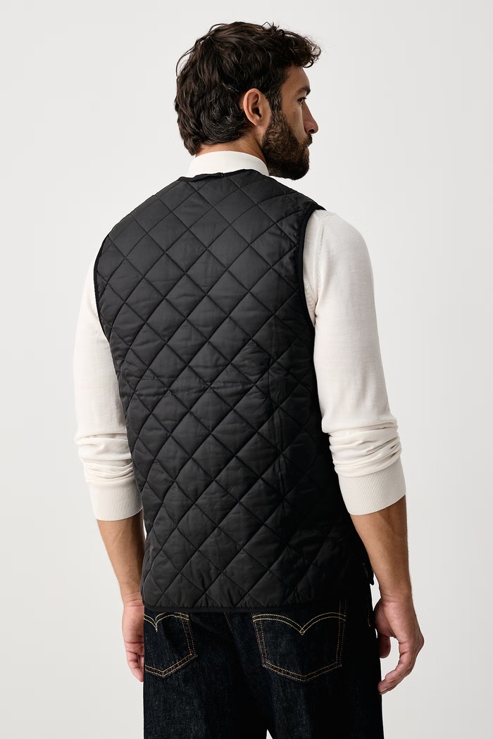 Odzież Barbour Bezrękawnik męski MLI0001 czarny