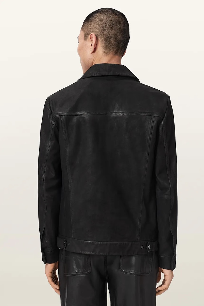 AllSaints Kurtka męska PADRO TRUCKER JACKET M025LF czarny AW26
