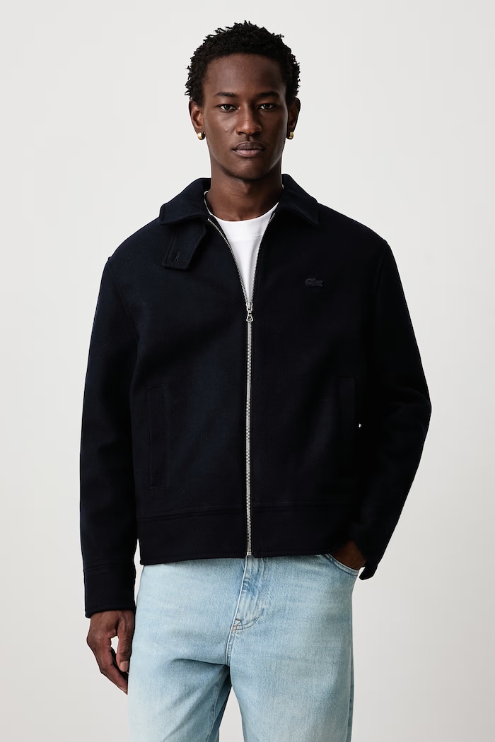 Lacoste Kurtka z wełną męska granatowy BH8696.HDE