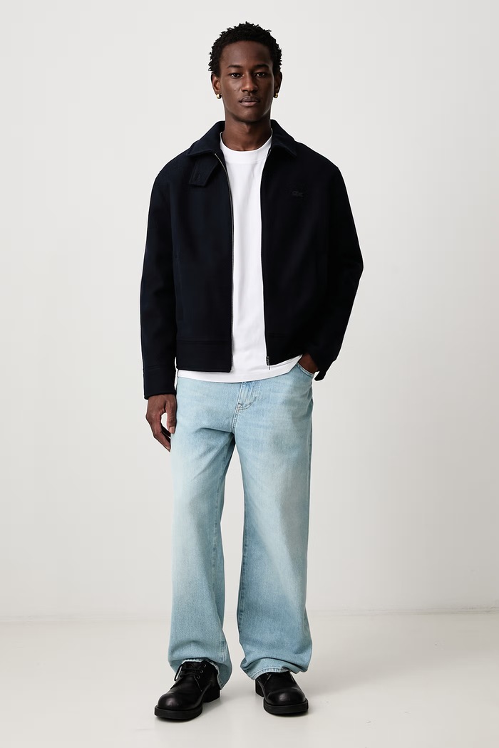 Lacoste Kurtka z wełną męska BH8696.HDE granatowy AW26