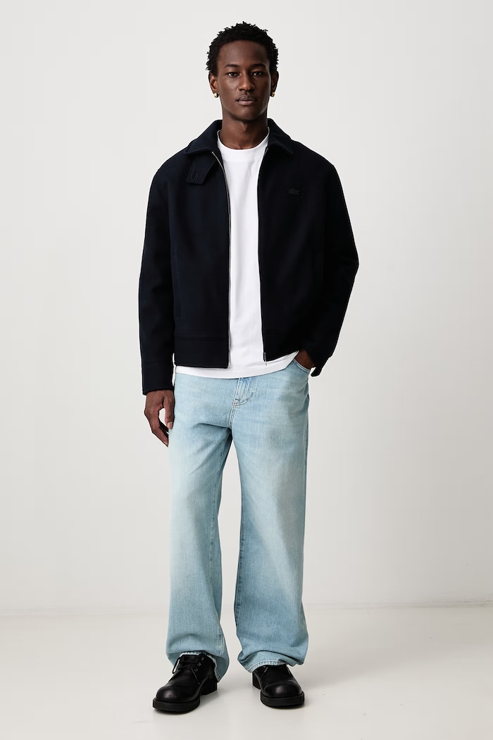 Lacoste Kurtka z wełną męska BH8696.HDE granatowy AW26