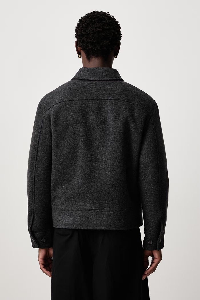 Odzież Lacoste Krótka kurtka z wełną męska BH8696.050 szary