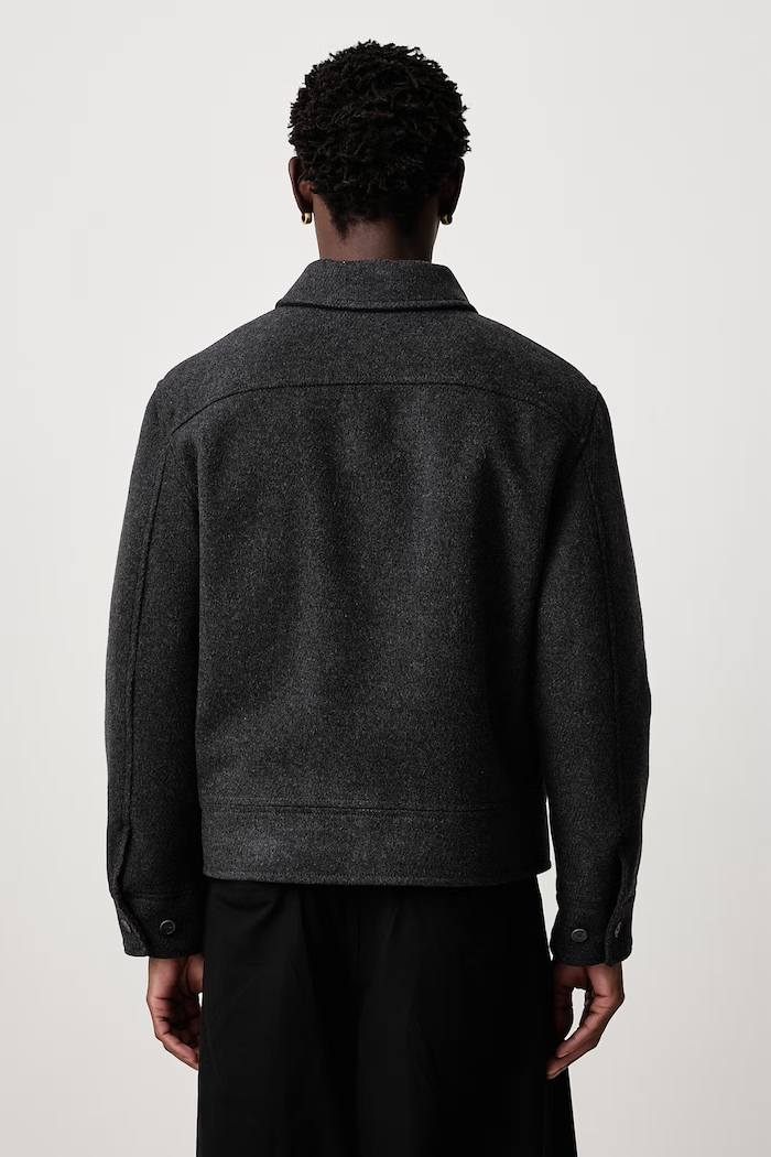Odzież Lacoste Krótka kurtka z wełną męska BH8696.050 szary
