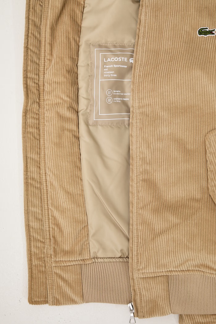 Lacoste Kurtka przejściowa sztruksowa męska BH2994.02S
