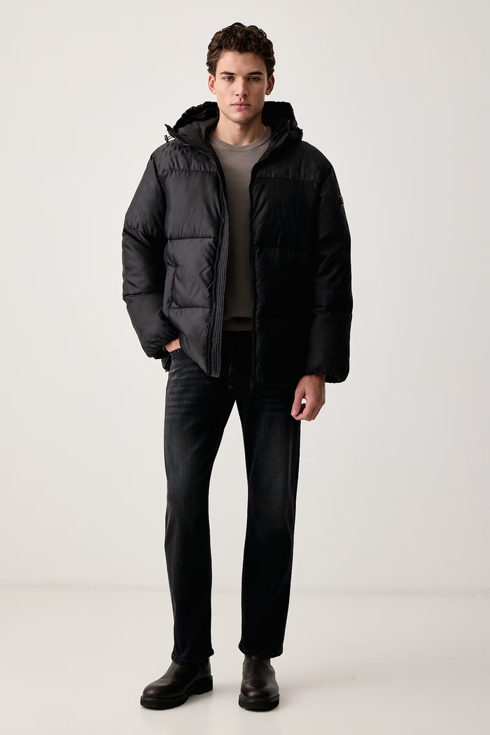 Karl Lagerfeld Jachetă scurtă pentru bărbați 564505.505009 negru AW26