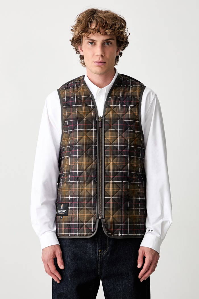 Barbour bezrękawnik męski MLI0001GN92 zielony AW26